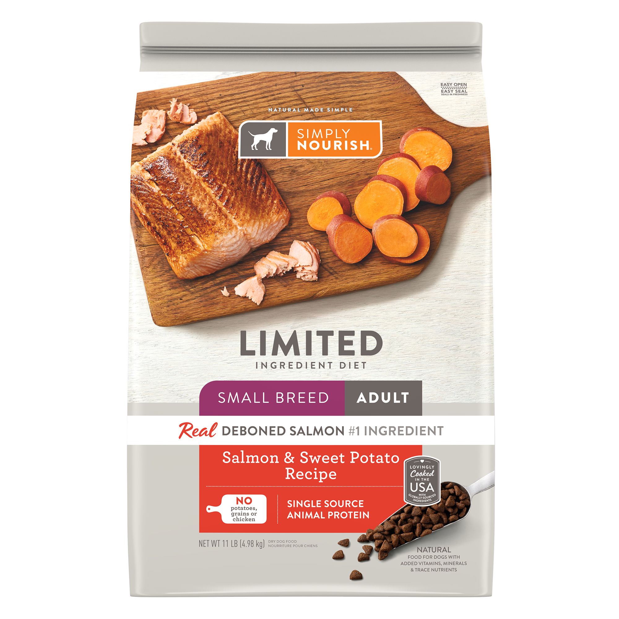 Simply nourish salmon and on sale sweet potato dog food reviews