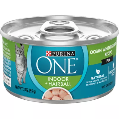 Product Purina ONE® +Plus Indoor Advantage Adult Cat Wet Food - 3.33 oz., Corn Free, Grain Free