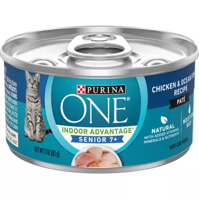 Product Purina ONE® +Plus Vibrant Maturity Senior Cat Wet Food - 3.33 oz., Grain Free, High-Protein