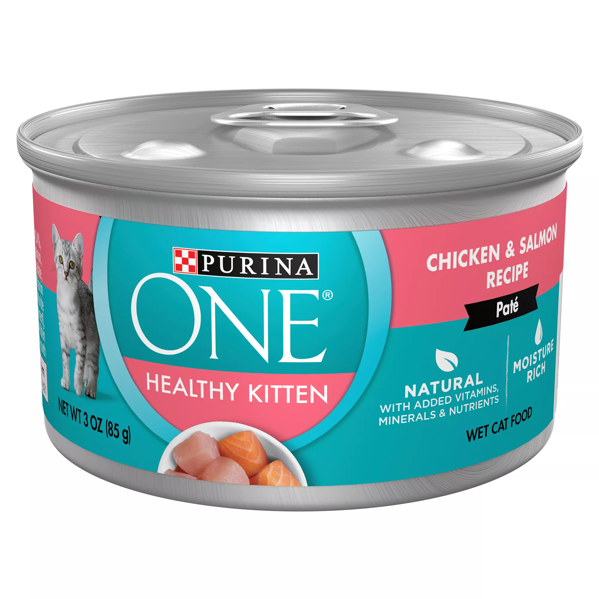 Purina ONE® +Plus Healthy Kitten Kitten Cat Wet Food - 3.33 oz., Corn Free, Grain Free