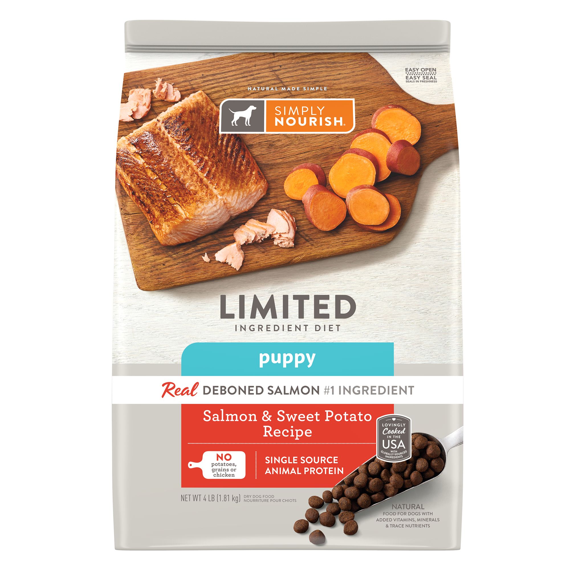 Salmon puppy ingredients sale