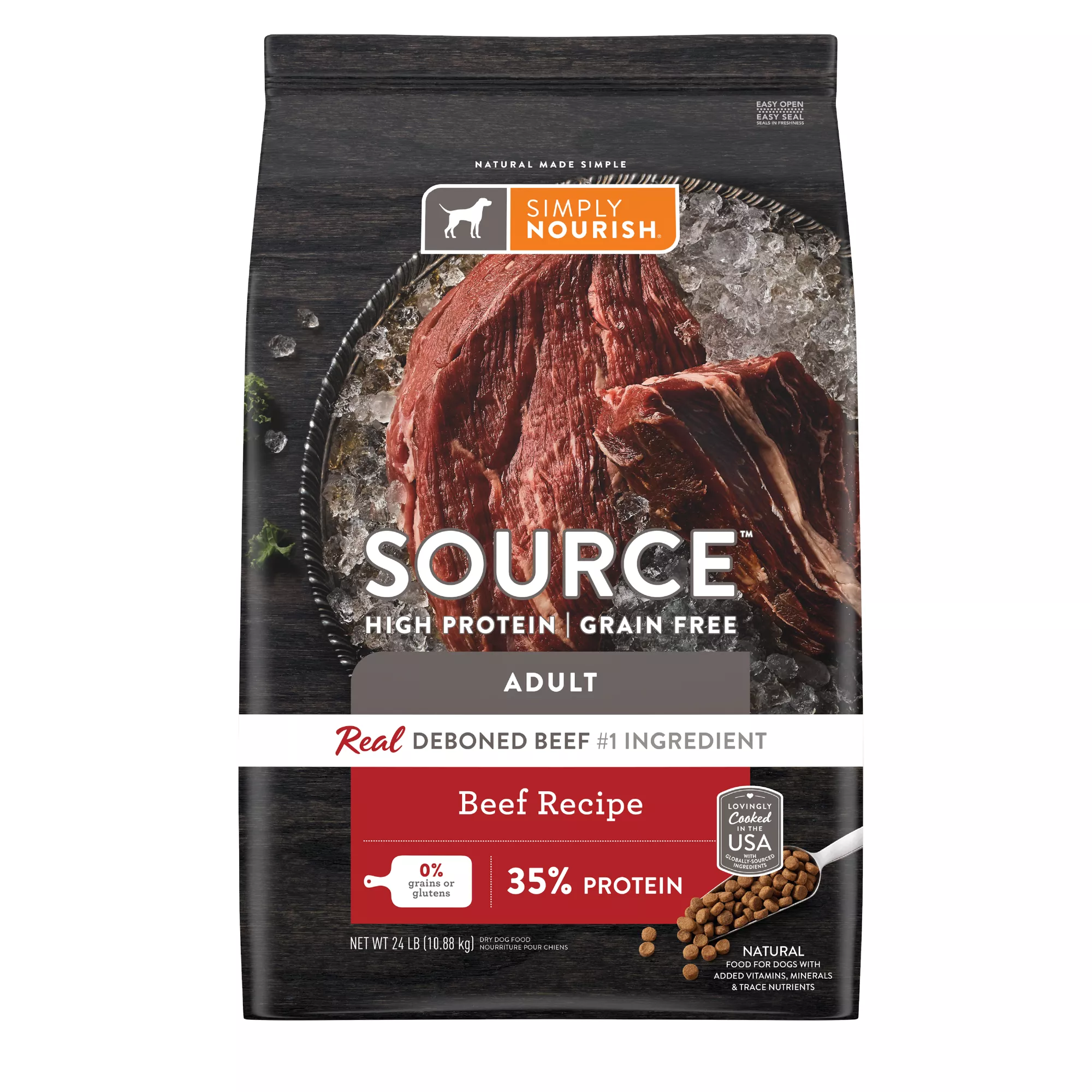 Simply Nourish® Source Adult Dry Dog Food - Beef