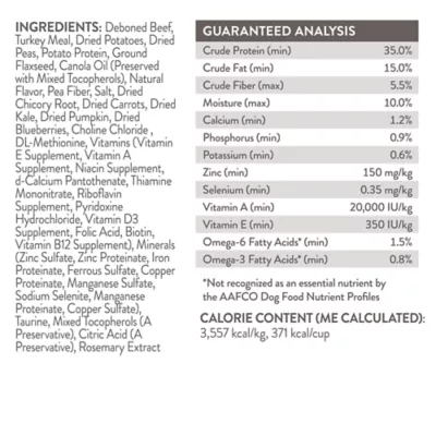 Product Simply Nourish® Source Adult Dry Dog Food - Beef