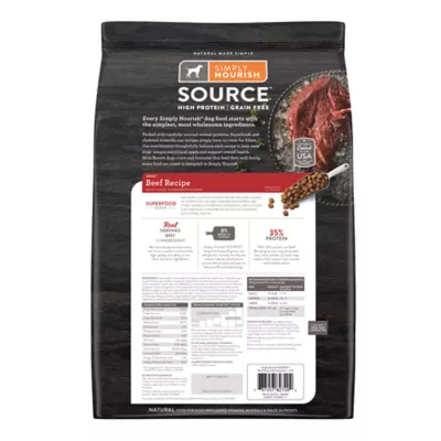 Product Simply Nourish® Source Adult Dry Dog Food - Beef