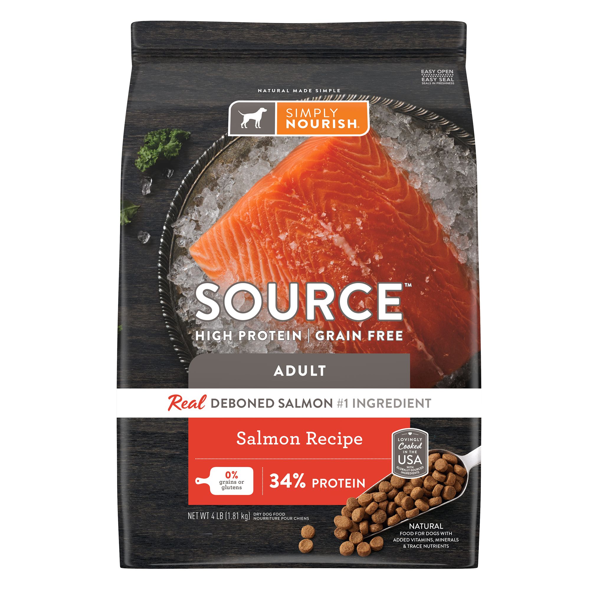 simply nourish dog food salmon