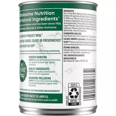 Product Nutro Natural Choice™ Wet Loaf Adult Wet Dog Food - Grain Free, 12.5oz