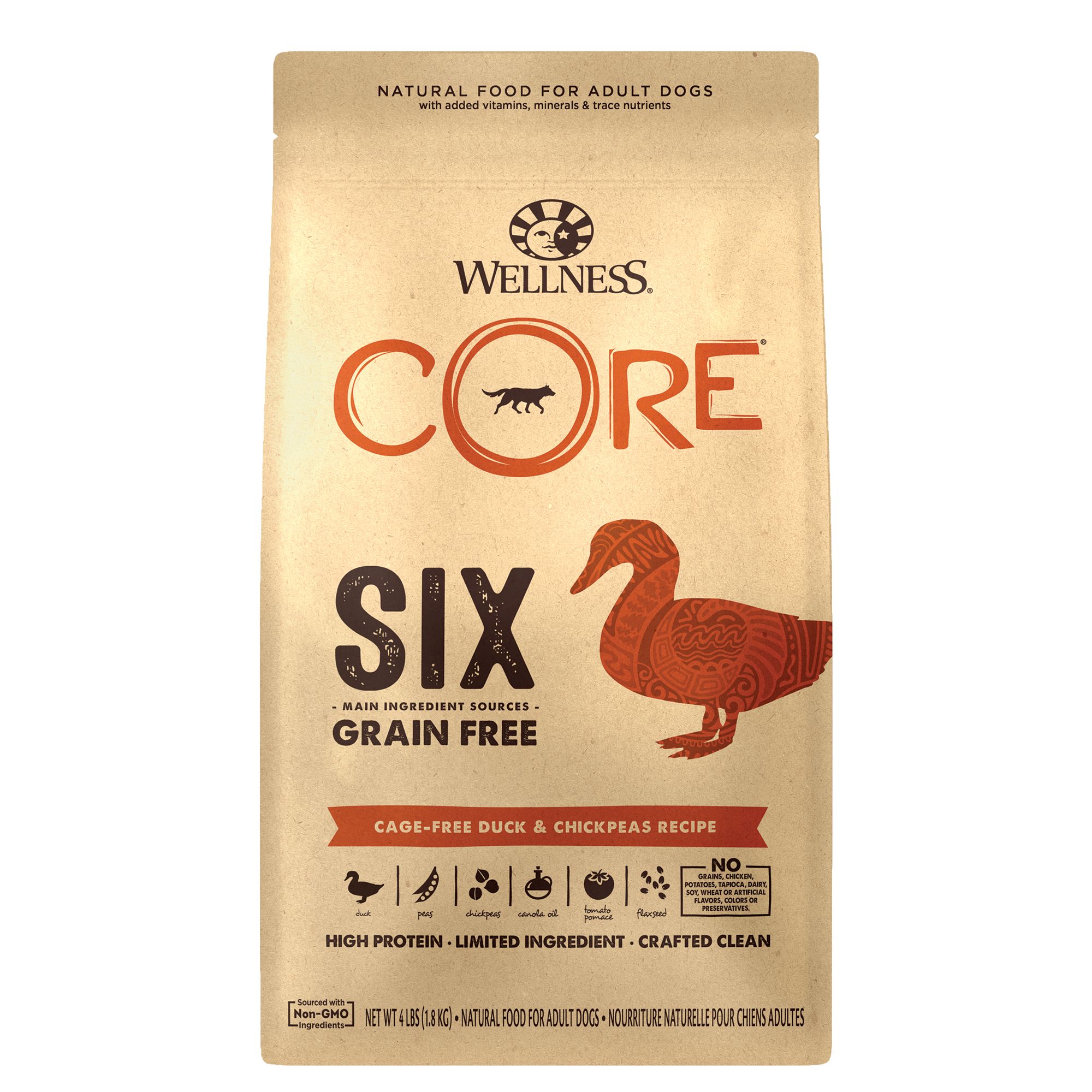 Wellness® CORE® SIX Limited Ingredient Adult Dog Food High Protein