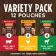 Product Instinct® Healthy Cravings All Life Stage Dog Food Topper - Beef/Chicken/Lamb Variety Pack, 12 Count