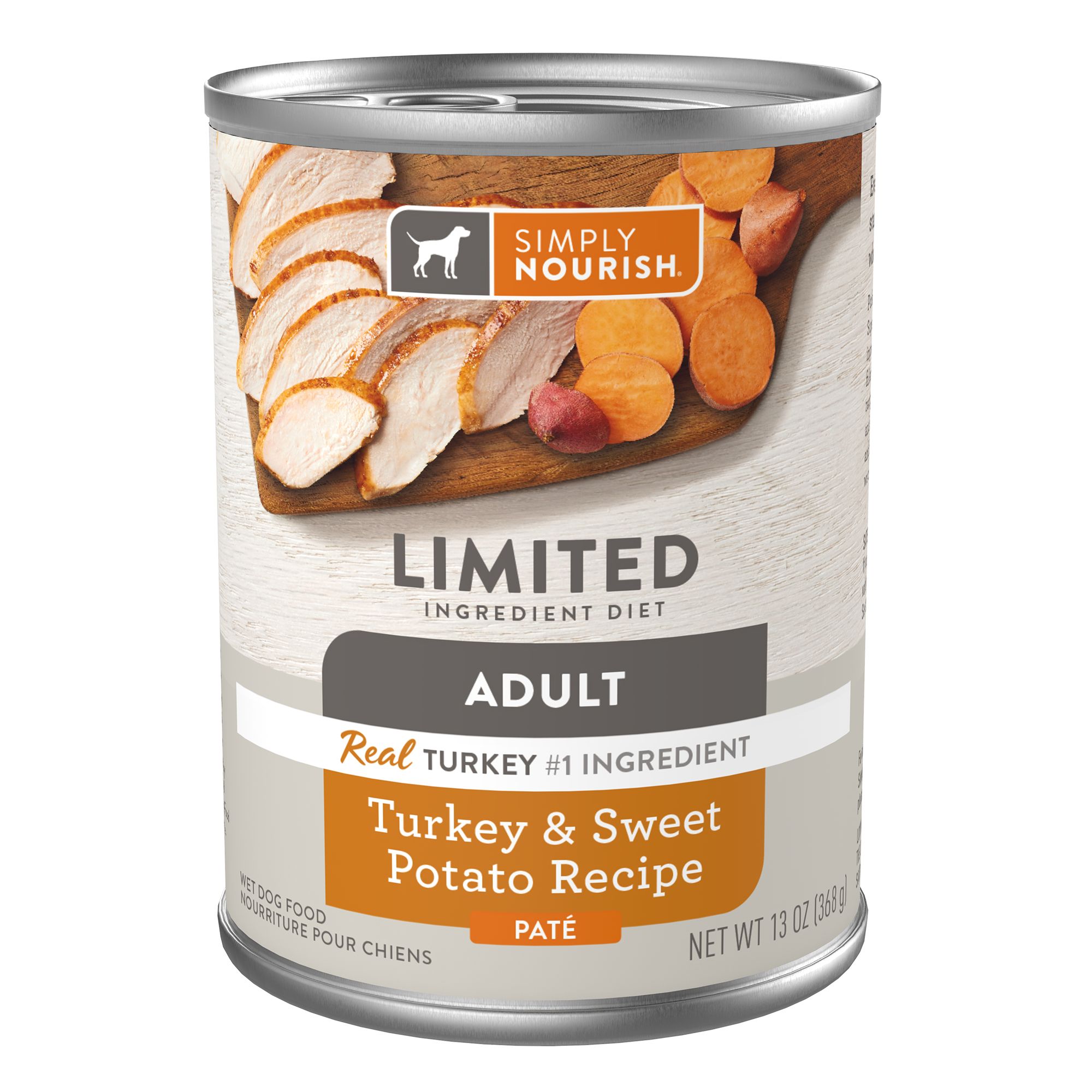 canned dog food limited ingredient