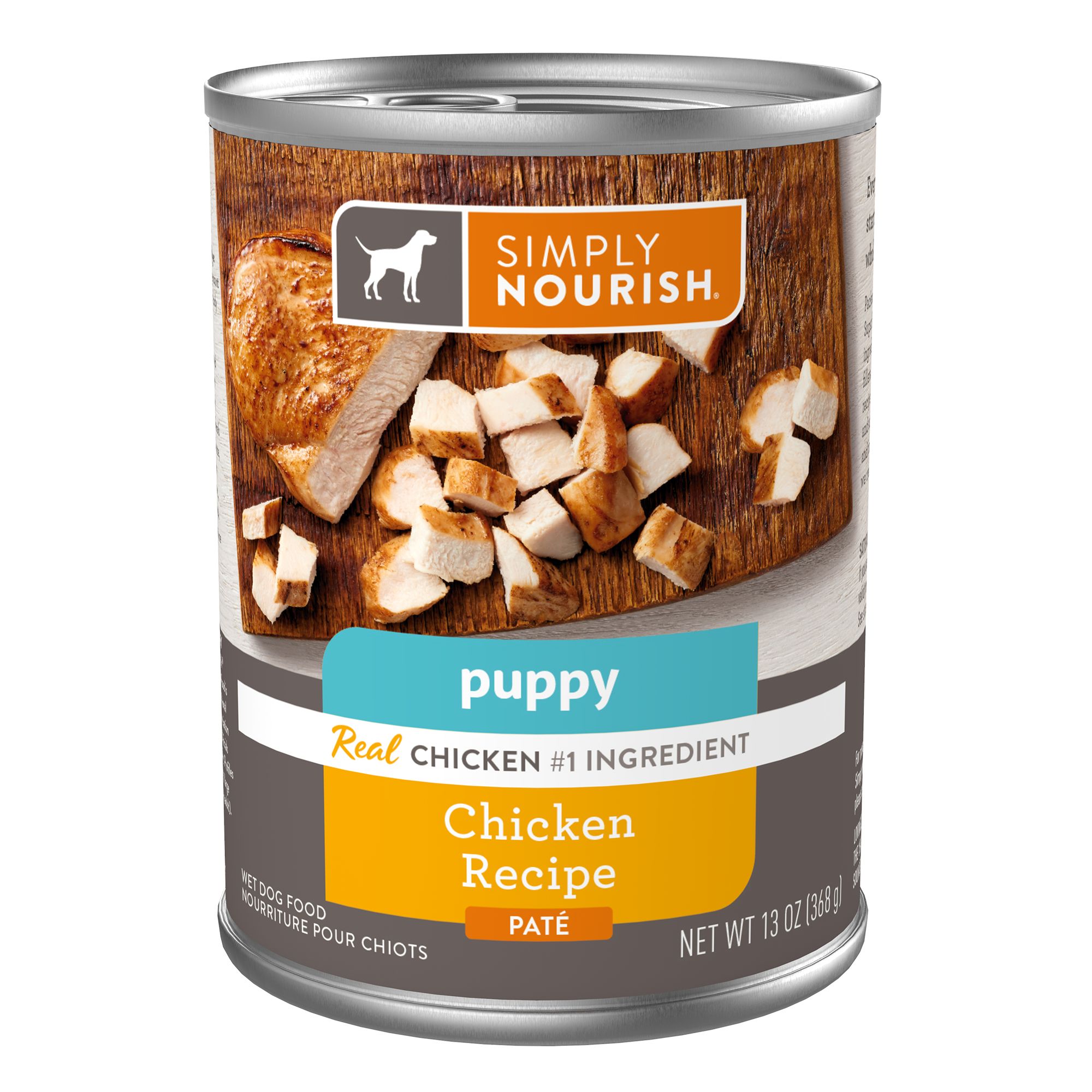 Simply Nourish Original Puppy Wet Dog Food 13 Oz. dog Canned