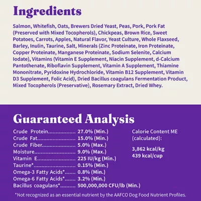 Halo Holistic Healthy Grains, Adult Dry Dog Food - Salmon & Whitefish Recipe, 21 lb - Image 9