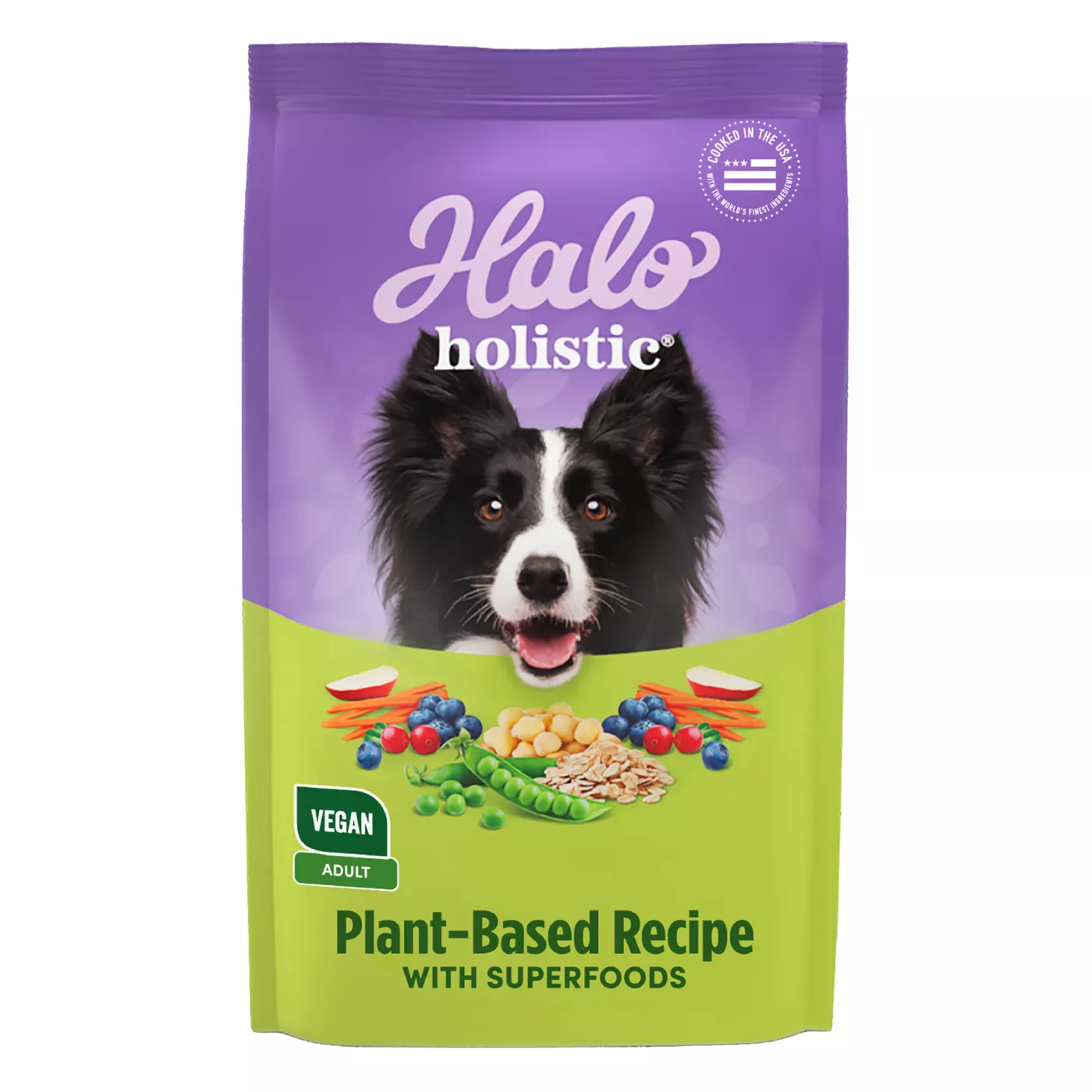 HALO Vegan Adult Dog Food Natural Holistic Garden of Vegan Recipe