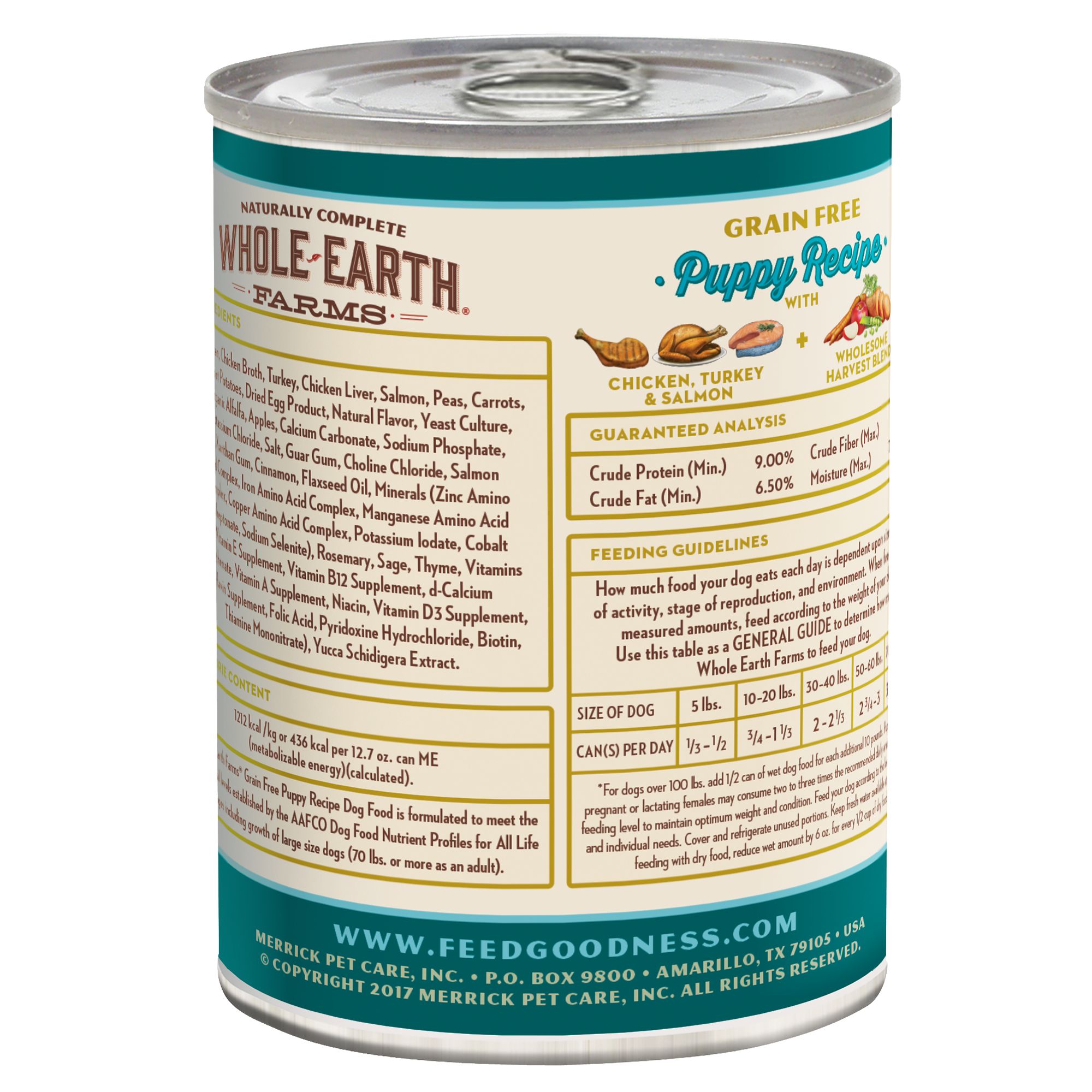 whole earth farms wet dog food