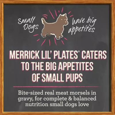 Product Merrick® Lil' Plates® Small Breed Adult Wet Dog Food - Grain Free, 3.5 oz