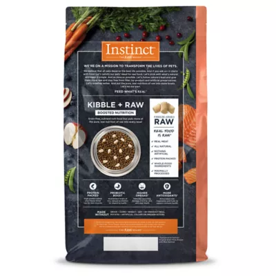 Product Instinct® Raw Boost Cat Food, Natural, Grain Free Recipe, Freeze Dried Raw, Salmon