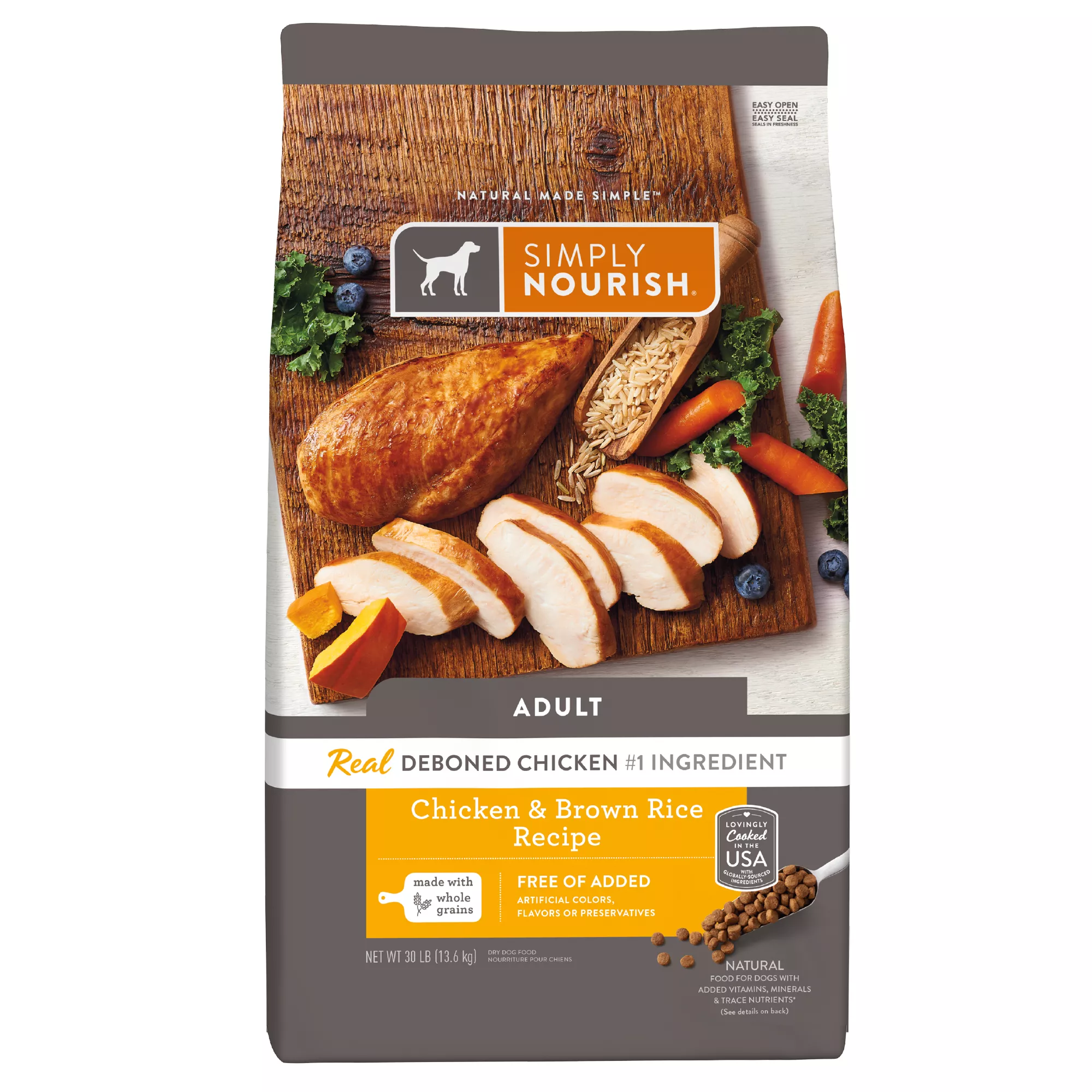 Simply Nourish® Original Adult Dry Dog Food - Chicken & Brown Rice