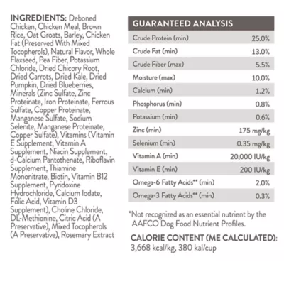 Product Simply Nourish® Original Adult Dry Dog Food - Chicken & Brown Rice