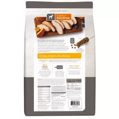 Product Simply Nourish® Original Adult Dry Dog Food - Chicken & Brown Rice