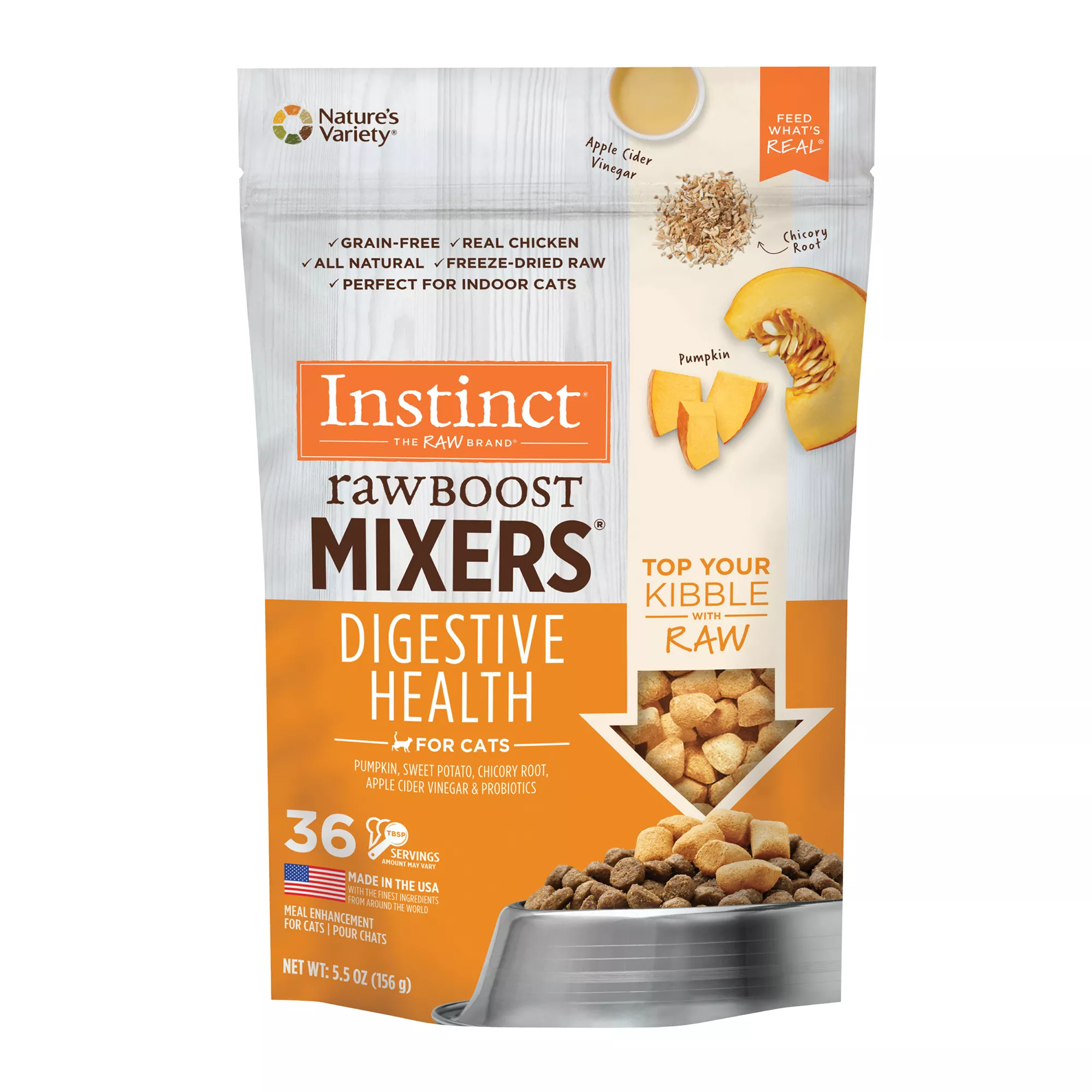 Instinct® RawBoost Mixers Digestive Health Cat Food Topper - Natural, Grain Free