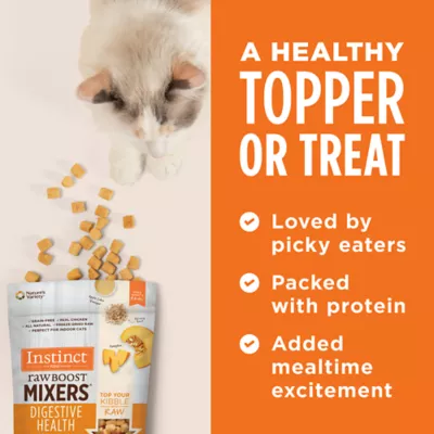 Instinct RawBoost Mixers Digestive Health Cat Food Topper Natural Grain Free