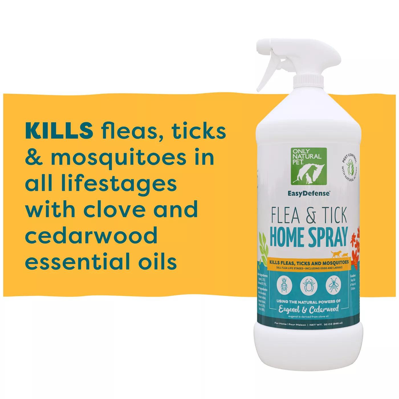 Only Natural Pet EasyDefense Flea Tick Home Spray