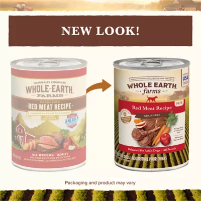 Whole Earth Farms Adult Wet Dog Food 12.7 Oz. Carrageenan Free Corn Free