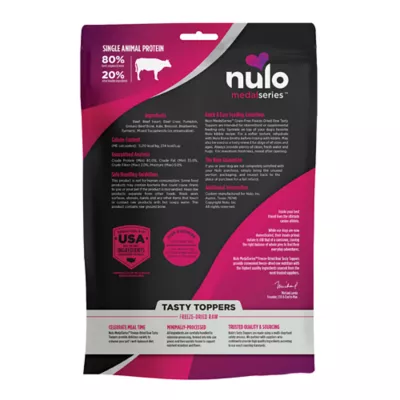 Product Nulo MedalSeries All Life Stage Dry Dog Food Topper - Beef