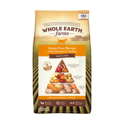 Whole Earth Farms Grain Free Recipe with Chicken and Turkey Dry Dog Food