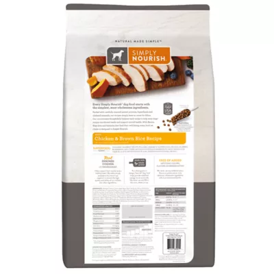 Product Simply Nourish® Original Adult Dry Dog Food - Chicken & Brown Rice