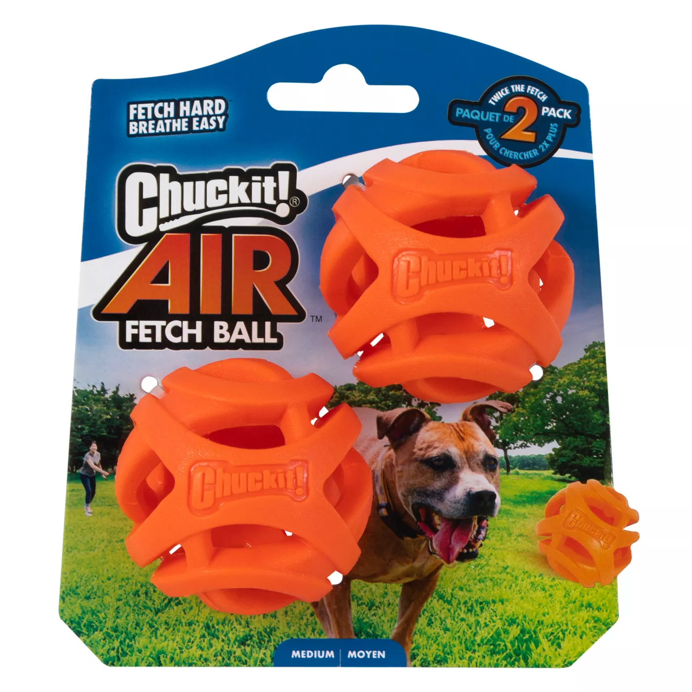 Chuckit Air Fetch Ball Dog Toy 2 Pack