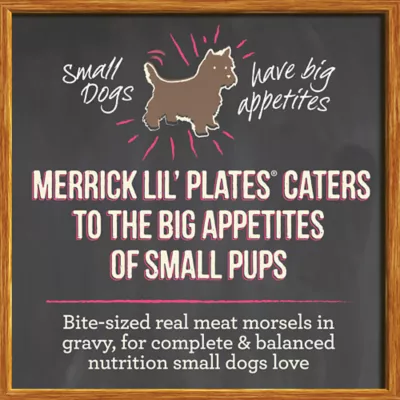 Product Merrick® Lil' Plates® Small Breed Adult Wet Dog Food - Grain Free, 3.5 oz