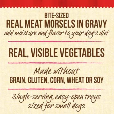 Product Merrick® Lil' Plates® Small Breed Adult Wet Dog Food - Grain Free, 3.5 oz