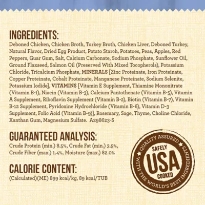 Product Merrick® Lil' Plates® Small Breed Puppy Wet Dog Food - Grain Free, Chicken & Turkey, 3.5 oz