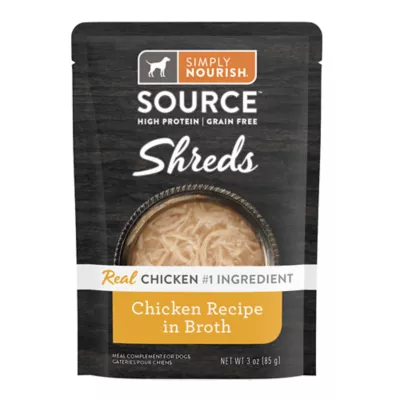 Product Simply Nourish® Source Dog Meal Topper - Shreds, 3 Oz.