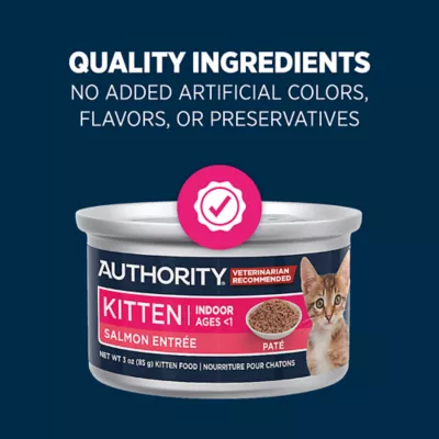 Product Authority® Everyday Health Indoor Kitten Cat Wet Food - 3 Oz, Pate, With-Grain