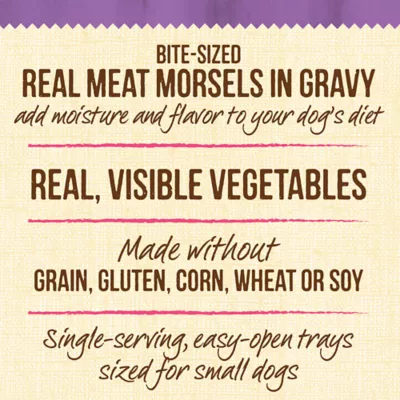 Product Merrick® Lil' Plates® Small Breed Adult Wet Dog Food - Grain Free, 3.5 oz