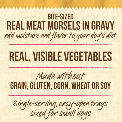 Product Merrick® Lil' Plates® Small Breed Adult Wet Dog Food - Grain Free, 3.5 oz