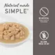 Product Simply Nourish® Original Cat Wet Food - 3 Oz, Natural, Shreds in Creamy Sauce, With-Grain