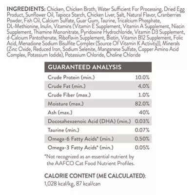 Product Simply Nourish® Original Cat Wet Food - 3 Oz, Natural, Shreds in Creamy Sauce, With-Grain