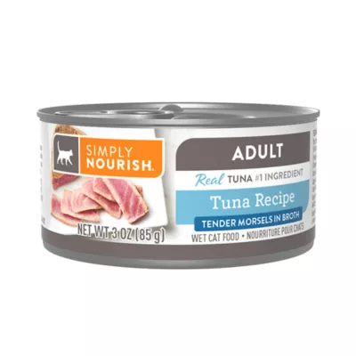 Product Simply Nourish® Original Cat Wet Food - 3 Oz, Natural, Morsels in Broth, With-Grain