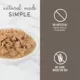 Product Simply Nourish® Original Cat Wet Food - 3 Oz, Natural, Morsels in Broth, With-Grain
