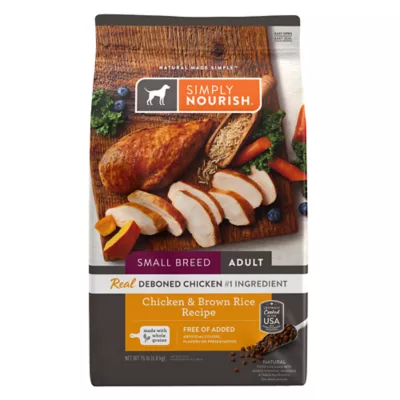 Product Simply Nourish® Original Small Breed Adult Dry Dog Food - Chicken & Brown Rice