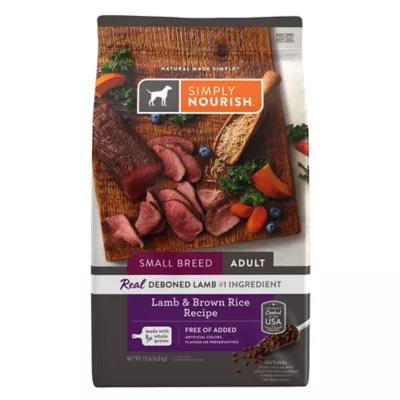 Product Simply Nourish® Original Small Breed Adult Dry Dog Food - Lamb & Brown Rice