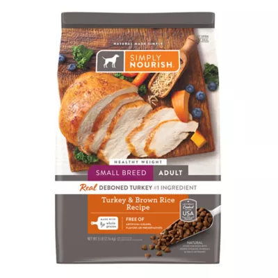 Product Simply Nourish® Original Weight Management Small Breed Adult Dry Dog Food - Turkey & Brown Rice