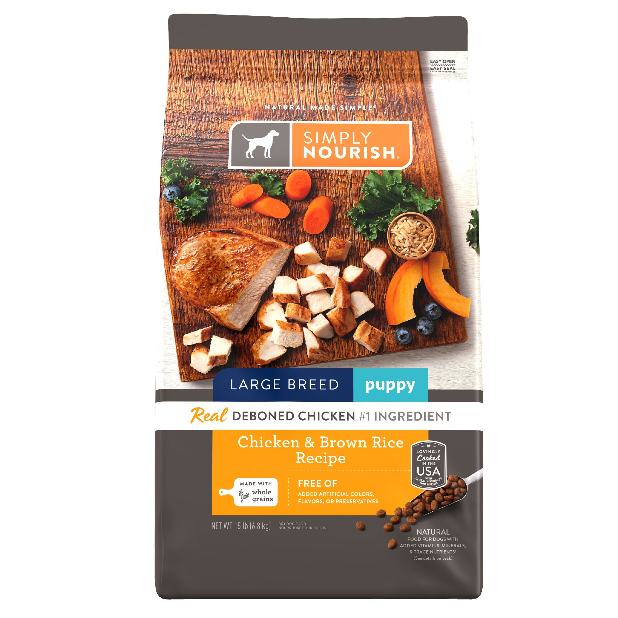 Simply nourish grain 2025 free puppy food