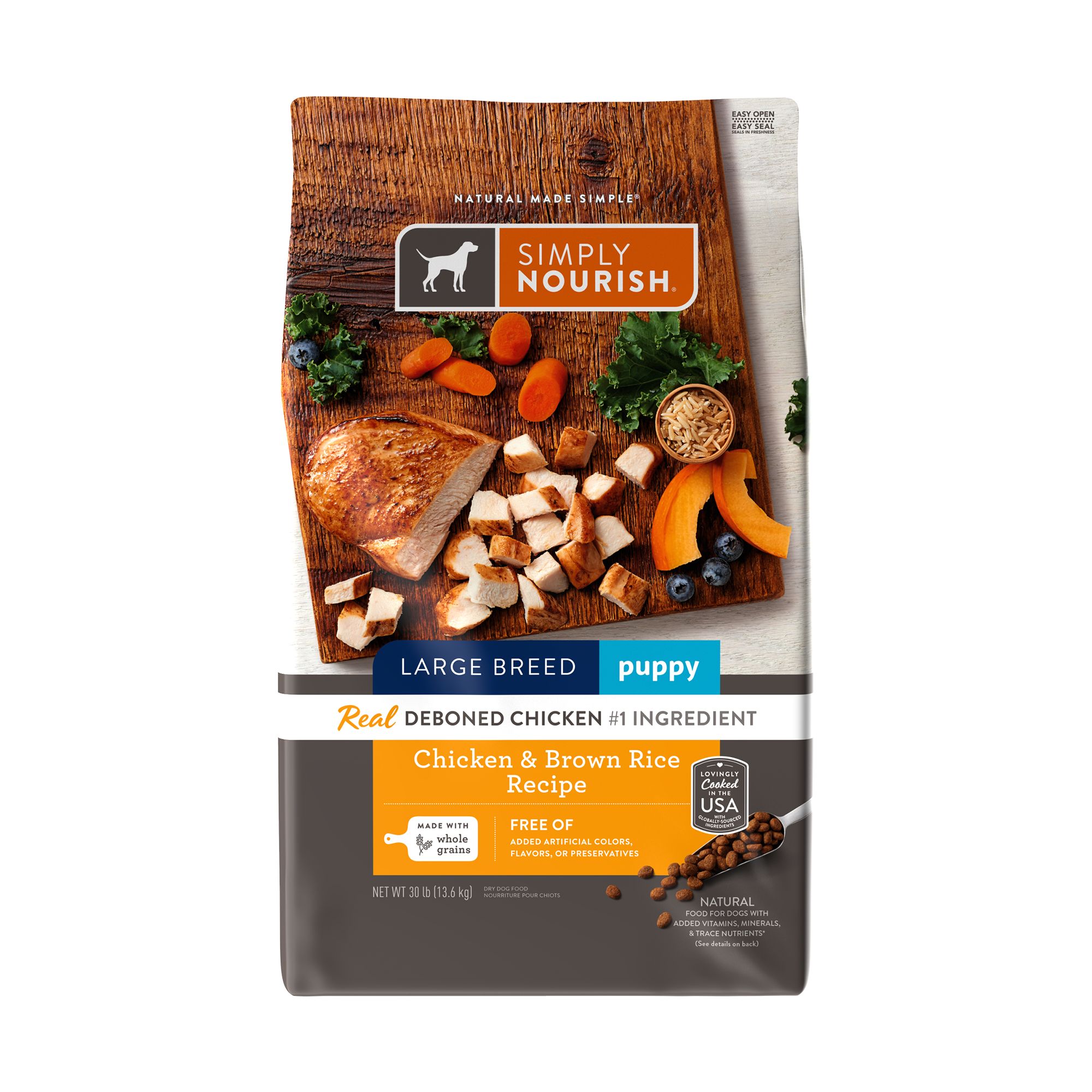 Simply Nourish® Large Breed Puppy Food 