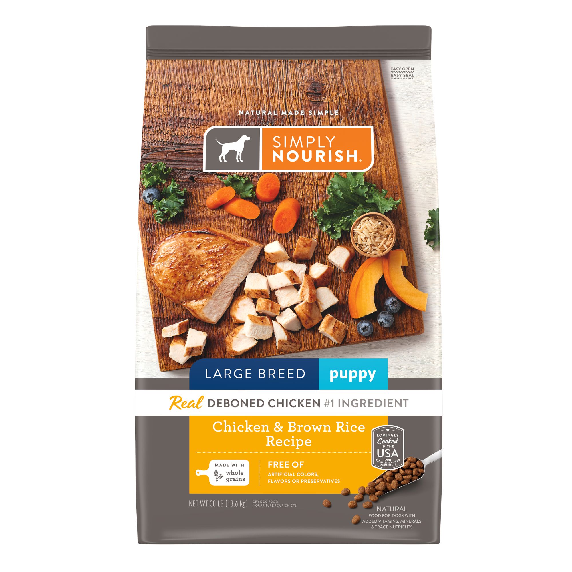 Simply Nourish® Large Breed Puppy Food 