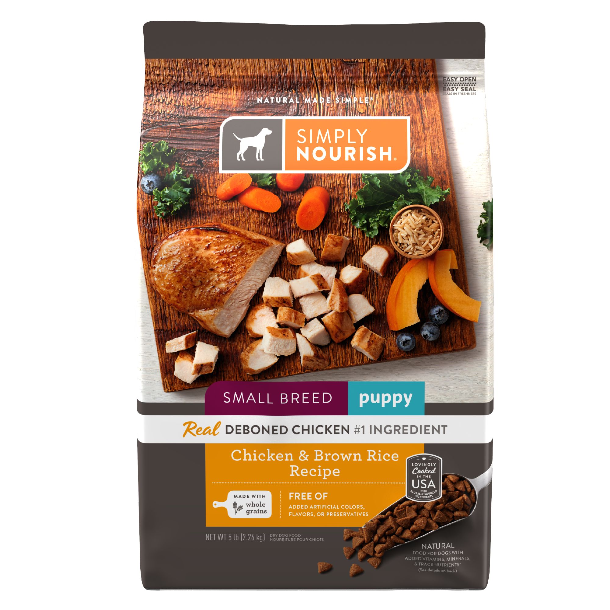 Simply nourish small on sale breed puppy dog food