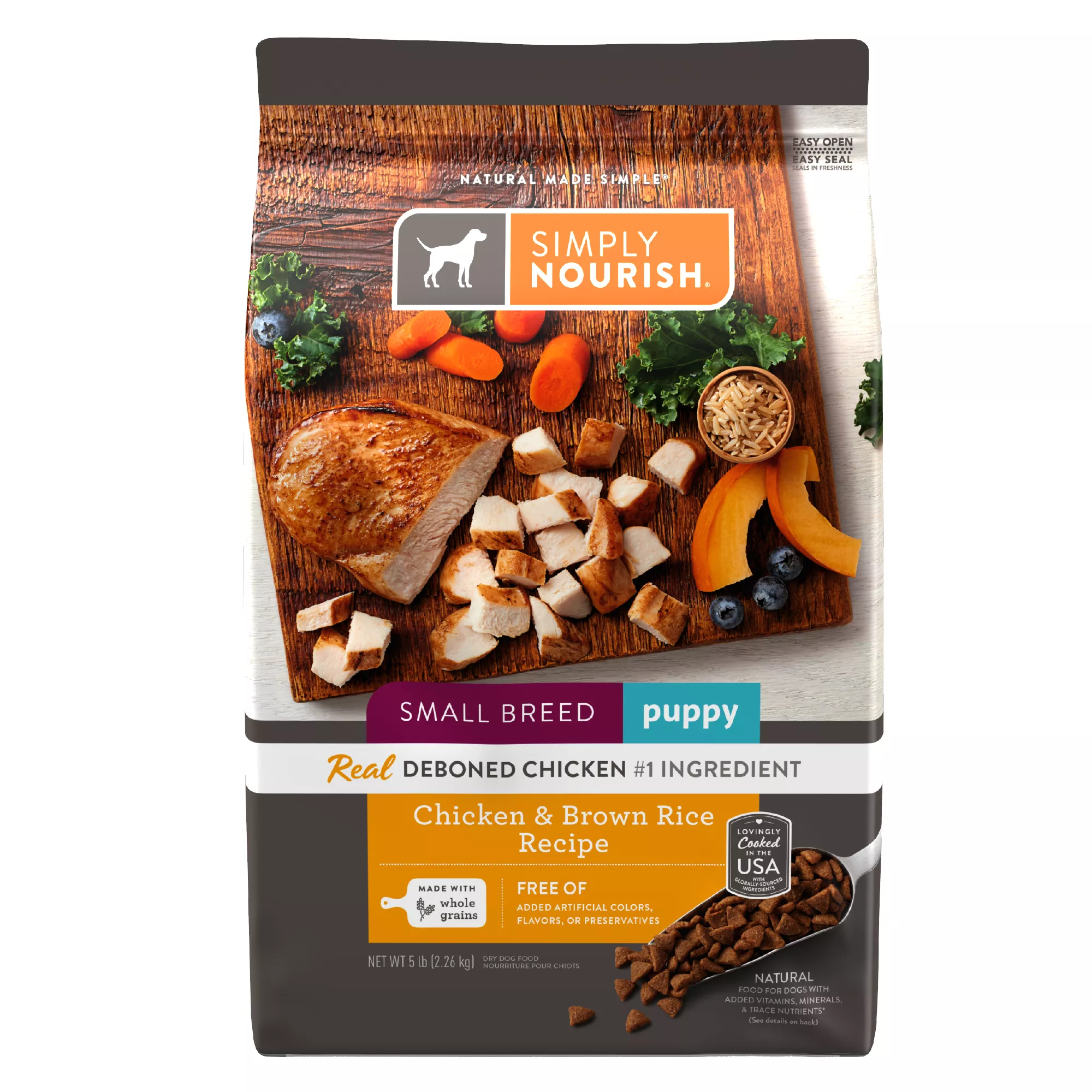 Simply Nourish® Original Small Breed Puppy Dry Dog Food - Chicken & Brown Rice