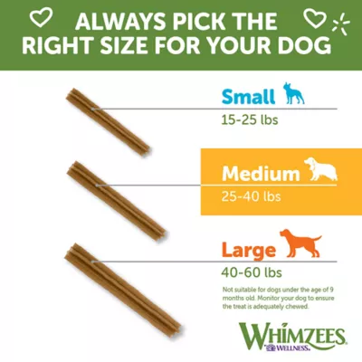 Product WHIMZEES Variety Value Box Medium Dental Dog Treat - Natural, Grain Free, 28 Count